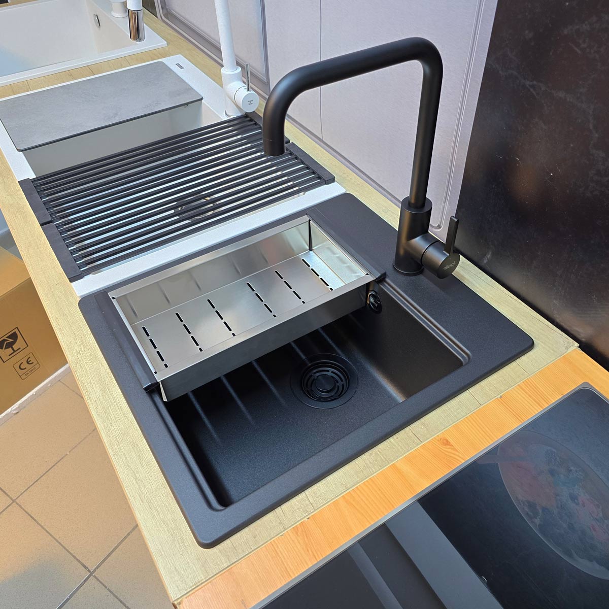 Chiuveta-Bucatarie-Granit-CookingAid-Elleci-Time-102-Black-13