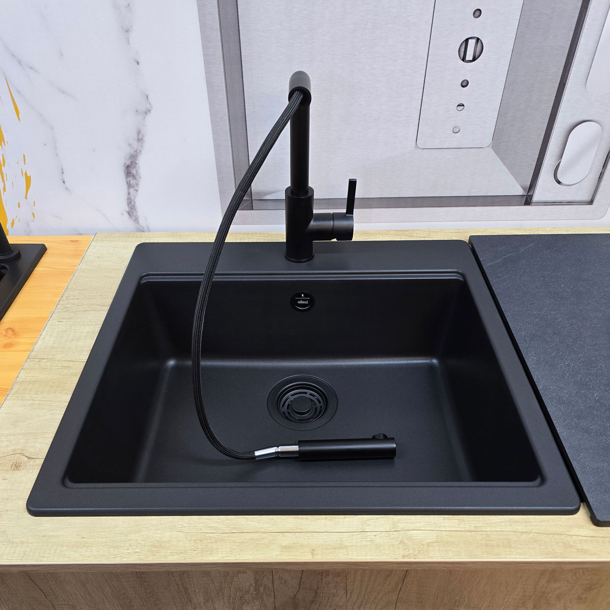 Chiuveta-Bucatarie-Granit-CookingAid-Elleci-Time-105-Black-13