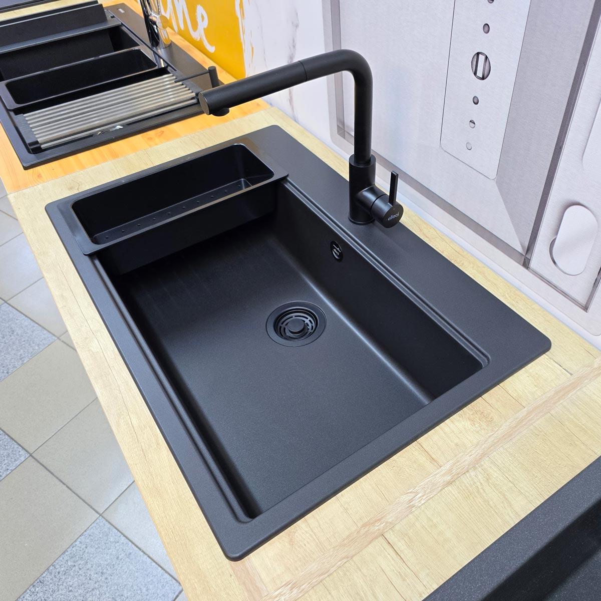 Chiuveta-bucatarie-neagra-compozit-granit-CookingAid-Elleci-Time-130-Full-Black-14