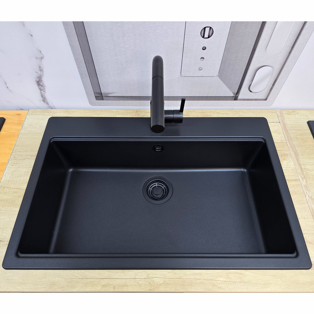 Chiuveta-bucatarie-neagra-compozit-granit-CookingAid-Elleci-Time-130-Full-Black-16