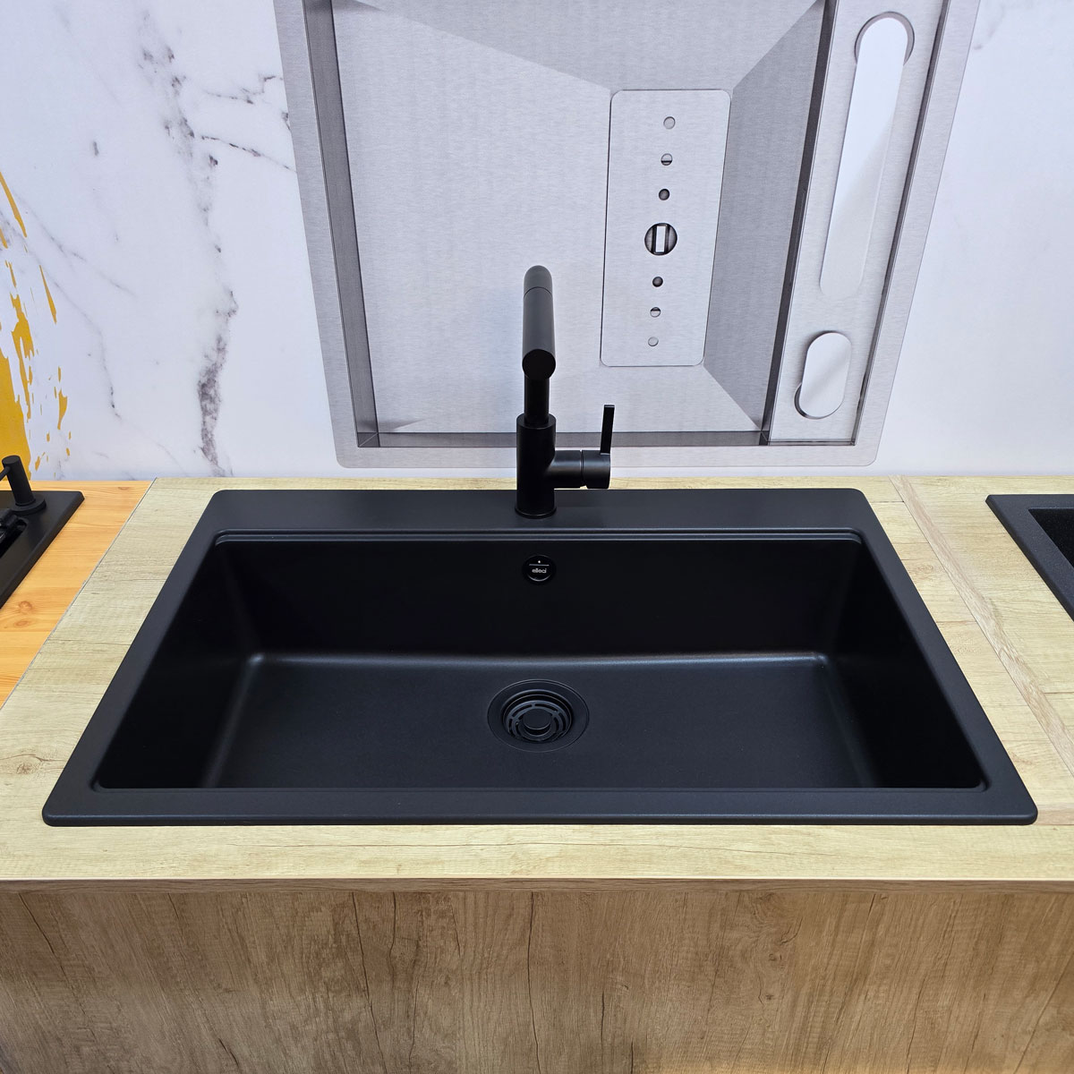 Chiuveta-bucatarie-neagra-compozit-granit-CookingAid-Elleci-Time-130-Full-Black-19