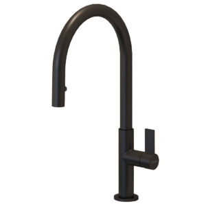 Baterie Guglielmi Lieve LV86050 Black Matt finisaj neagru mat, extractibila, rotativa 360°