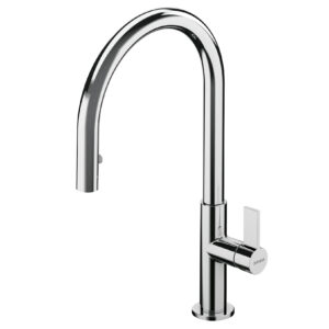 Baterie Guglielmi Lieve LV86050 Chrome finisaj cromat, extractibila, rotativa 360°