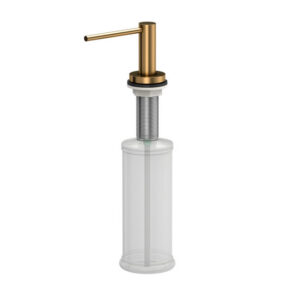 Dozator Sapun Elleci Sara Copper cupru cu recipient din ABS transparent